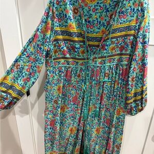 Floral Bohemian Midi Dress